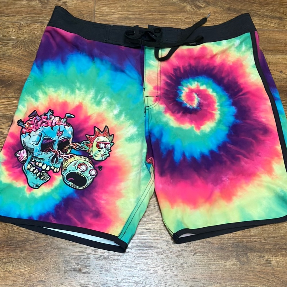 Rick And Morty Swim Shorts Men’s Size 36